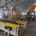 Automatic PLC Control System Veneer Stone Production Line Concrete Retaining Block Filling Machine for sale