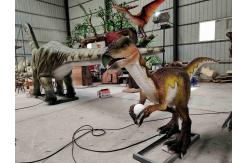China Adult Theme Park Realistic Dinosaur Robot Animatronic Velociraptor supplier