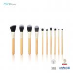 OEM Professional 10Pcs Synthetic Makeup Brush Sets custom types for sale