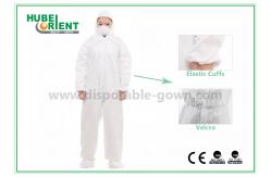 China Polypropylene SMS Microporous Disposable Protective Coveralls supplier
