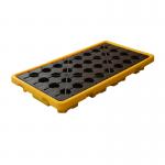 200L Poly Spill Containment Pallet 55 Gallon Drum Spill Containment Yellow for sale