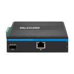 2 Port Industrial Network Switch Dual Power 100/1000M Fiber Switch Din Rail Mounted for sale