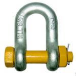 Galvanized G2150 Boat Anchor  Screw Pin Chain Shackle With Safety Bolt Pin