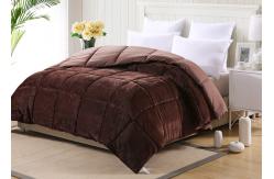 China Solid Flannel Fleece Warm Natural Fibre Duvet supplier