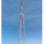 Three Leg Galvanized Angle Iron Telecommunication Tower For Strong Signal Coverage for sale