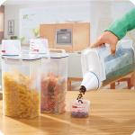 4lbs Airtight Rice Containers 2.5L 3L Plastic Kitchen Organizer