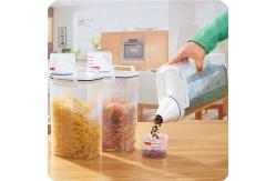 China 4lbs Airtight Rice Containers 2.5L 3L Plastic Kitchen Organizer supplier