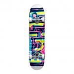 Blind Skateboards Logo Glitch White Mini Complete Skateboard First Push - 7.25 x 29.2 for sale