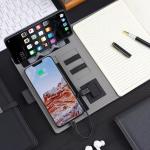 A5 Wireless Charging Notebook Multi-Function Business Card With Data Cable Notebook
