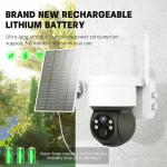 1080P Solar Camera Built In Battery Wifi Camera Motion Detection Ptz Camera for sale