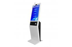 China Visitor Registration Payment 400cd/M2 Self Service Kiosk Machine 32 inch supplier