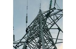 China ASTM A123 Galvanised Angle Tower In Transmission Line supplier