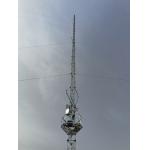 36m/S Powder Coated 30m High Guyed Lattice Tower for sale