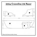 Strong Adhesive MC015 6mm Swim Platform Pads for sale