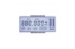 China Custom Digit Segment Odometer VA Transparent LCD Screen Display White LED Backlight supplier