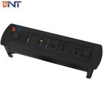 With 1*HDMI / 1*VGA Configuration Black Desk Flip Up Hidden Socket