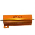 China Supply gold power resistor 50w 3r wirewound resistor for sale