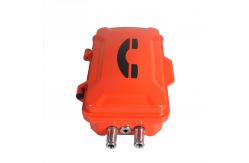 China 10W 85dbA IP67 SS cord Fire Fighter Telephone With Lights supplier
