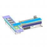 Multiple lanes horizontal pan arranging machine for sale