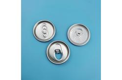China Customized 73mm Diameter Aluminum Beverage Can With Lids Easy Open End supplier