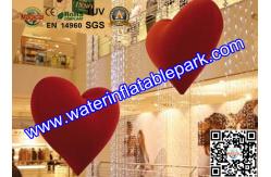 China 1m Heart  Inflatable Decoration , Hanging Inflatable Wedding Decorations supplier