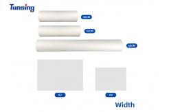 China Translucent Pet DTF Transfer Film For DTF Printing 30cm 60cm 100m supplier