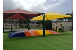 China Park Or Stadium Inflatable Jump Pad Anti - Mildew And Cold Crack Resistant supplier