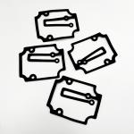Custom Silicone Gasket Adhesive Flame Retardant Silicone Gasket Different Shape Seals