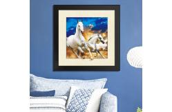 China 5D Running Horse Image 3D Lenticular Printing Service MDP Frame supplier