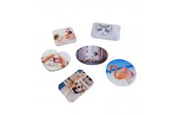 China Blank Sublimation Acrylic Fridge Magnet Diy Printing Acrylic Photo Magnets supplier