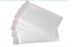 China Hot Melt Adhesive Pearlescent Poly Bubble Envelope With Seamless Bottom supplier