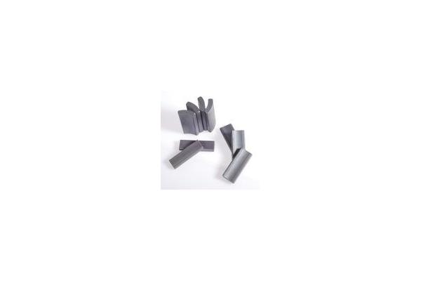 L440 Arc Permanent Magnet Gray For Automobile Ceramic Strontium