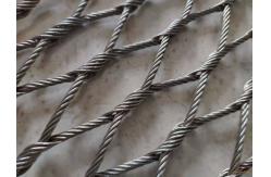 China Flexible 316 Stainless Steel Rope Mesh High Strength Antirust For Bird Aviary supplier
