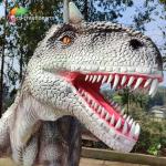 Amusement Park Large Fibreglass Animals Life Size Allosaurus Animatronic Eco friendly