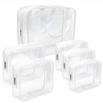 29*9.5*23cm Transparent PVC Travel Shower Wash Bag for sale