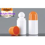 30ml 50ml HDPE Plastic Empty Deodorant Essential Oil Roll on plastic Bottle body odor Perfume plastic Roller on Bottle for sale