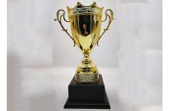 China Custom Made Metal Trophy Cup , Sports Match Award Cups Trophies supplier