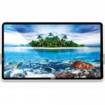 Super Slim Flat Screen Digital Signage Monitor 21.5 23.8 27 32Inch LCD advertising touch display plastic wifi machine for sale