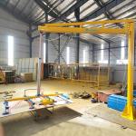 Light Type Workshop  Floor Mounted Free-Standing Pillar Portable Jib Crane for sale