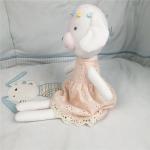 OAINI ODM OEM Custom Toddlers Stuffed Elephant Rattle Cotton Plush Toy
