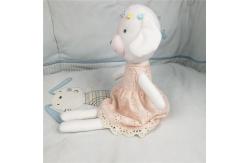 China OAINI ODM OEM Custom Toddlers Stuffed Elephant Rattle Cotton Plush Toy supplier