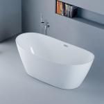 Shining white Soaking Free Standing Bathtub With CE CUPC Certifications