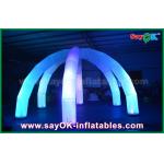 Arch For Wedding Led Lighting Decoration Inflatable Arch / Round Arch Six Leg With Figure for sale