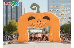 China Customized Oxford Cloth 8x5mH Inflatable Pumpkin Archway supplier