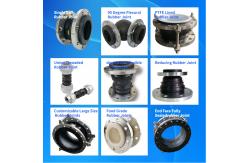 China DN25-DN3000 100mm 150mm  200mm Rubber Expansion Joint Concentric Equal Nominal Diameter Range supplier