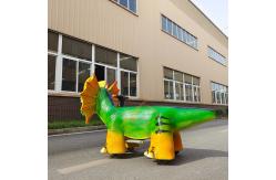 China Kiddie Animatronic Dinosaur Ride Coin / Remote Control Dinosaur Ride On supplier