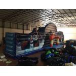 Star Wars Fun City Square Sharp Inflatable Jumping House / Inflatable Bounce House Multiplay