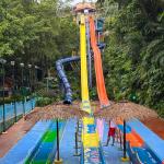 Customized Color High Speed Slides  Platform Height 7-18 Meters for sale