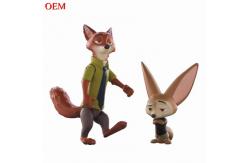 China Customized Zootopia Nick Wilde and Finnick make Plastic Animal mini figure supplier