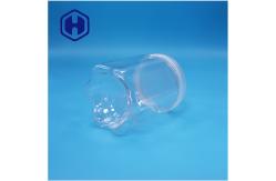 China Hexagonal Unique Plastic Food Grade Jar Featuring Screw Lid Design And Wavy Bottom supplier